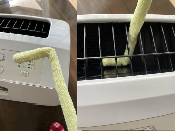 空気清浄機にお掃除スティック