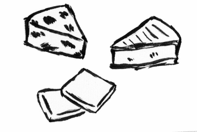 チーズのイラスト