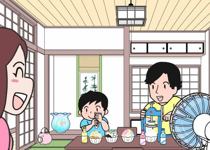 かき氷間違い探し