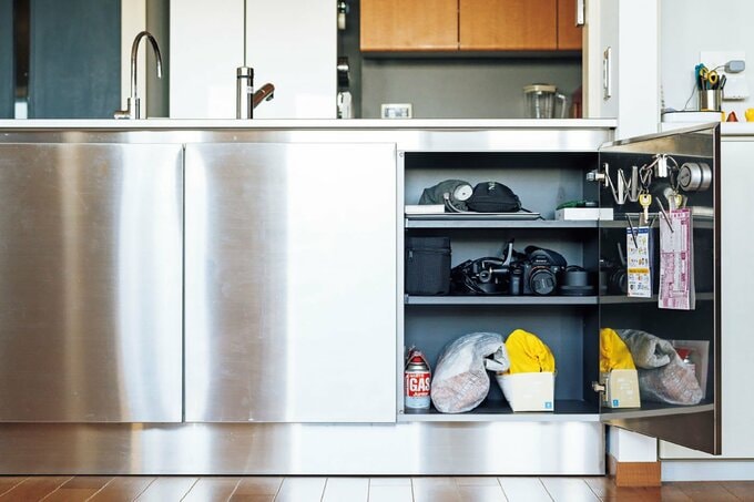 キッチンの収納棚