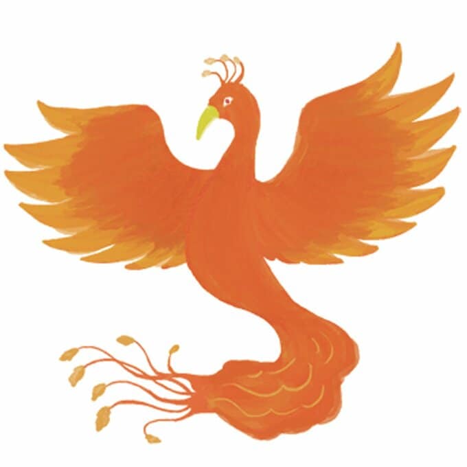 鳳凰のイラスト