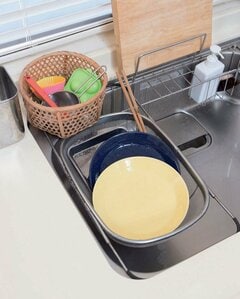 洗い物は、大きさ別にまとめると迷子にならない