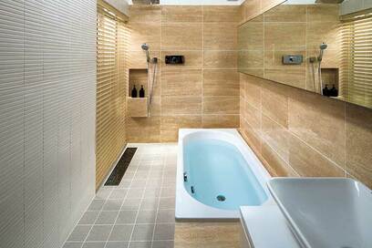 いい湯だなぁ…家のバスルームをホテルや旅館みたいにしたら、こうなった！