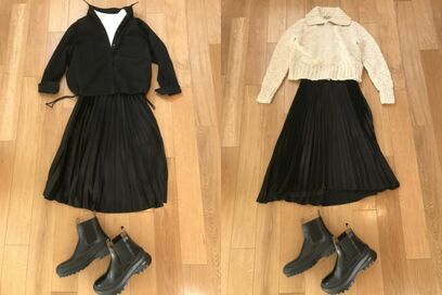 ユニクロ×セオリー話題の新作で旬のモノトーンコーデ。脱コンサバも叶う！