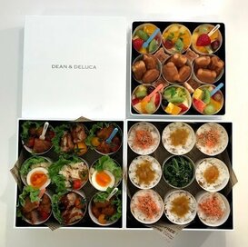 紙コップとお重で、おしゃれな行楽弁当が完成！食べやすくて洗い物も減る