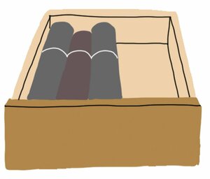 あちこちに置かず、まとめて1か所で保管を