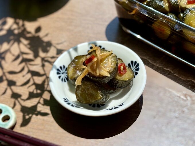 キュウリの漬物