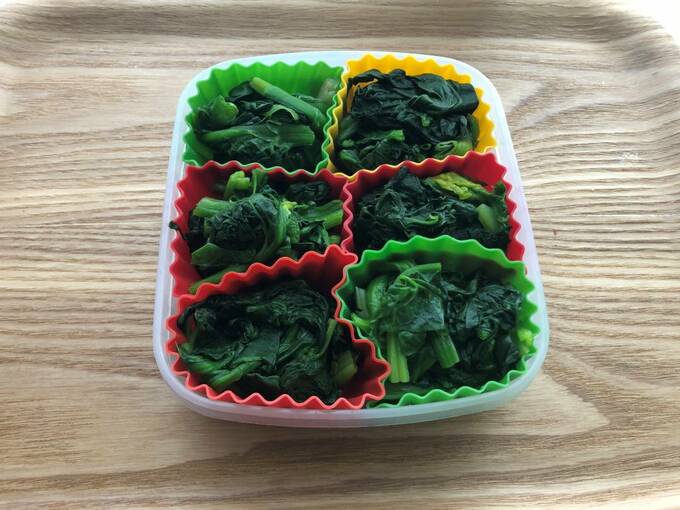 ホウレンソウのおひたし