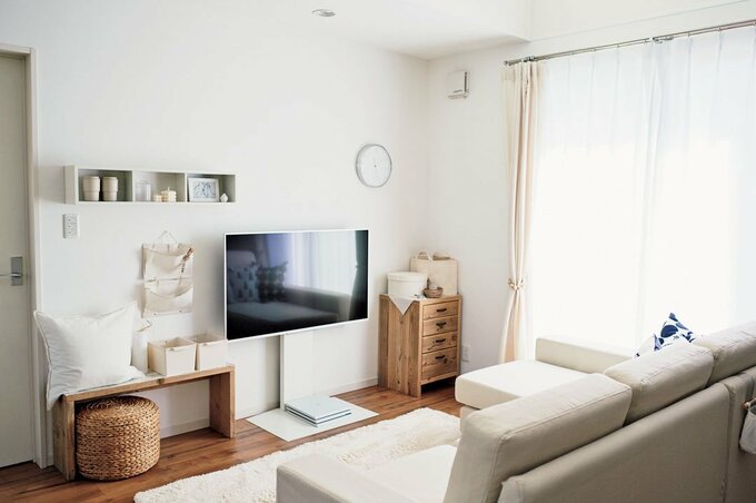 リビングにテレビ