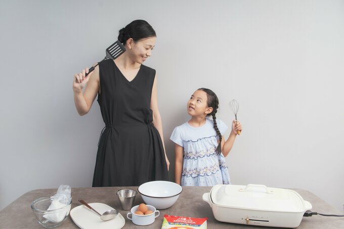 ホットケーキづくり
