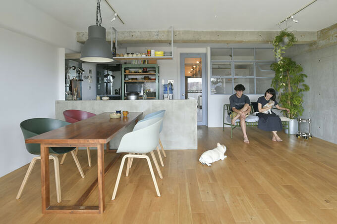 犬が走り回れる広いLDK