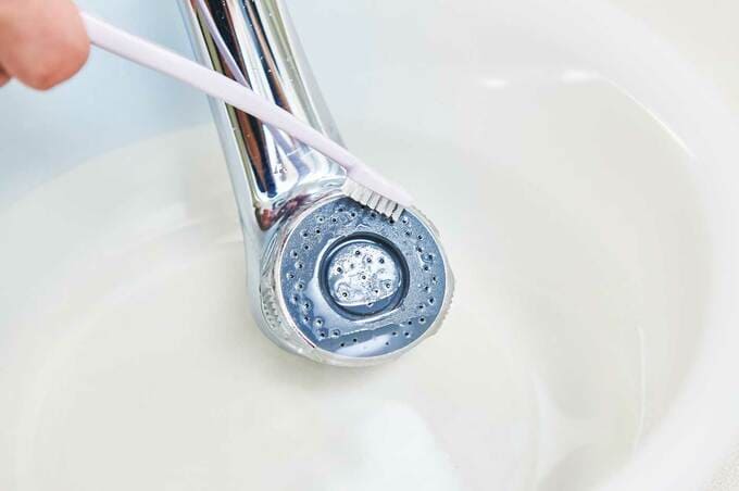 シャワーヘッドの掃除