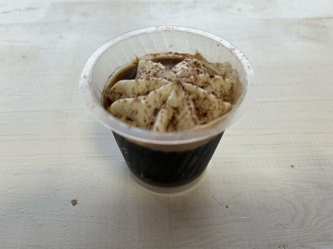 炭焼きコーヒーゼリー