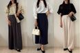 アラフォー大満足「上下GU」オフィスカジュアル服6選。1990円できちんと見えも体型カバーもかなう