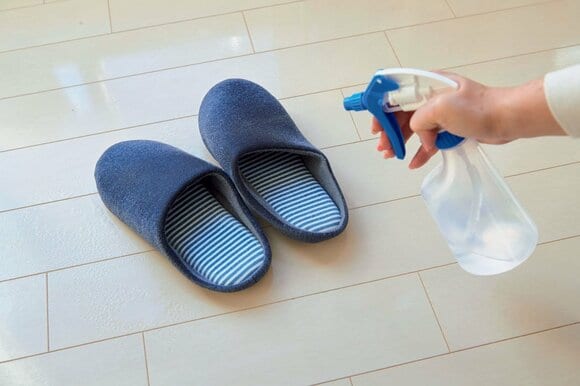 スリッパの除菌