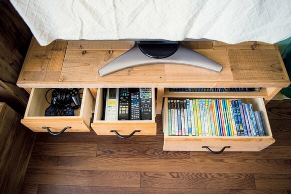 テレビボード開いた状態