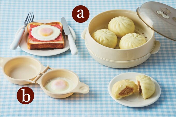 目玉焼きクッカー ・ レンジ調理蒸しメーカー