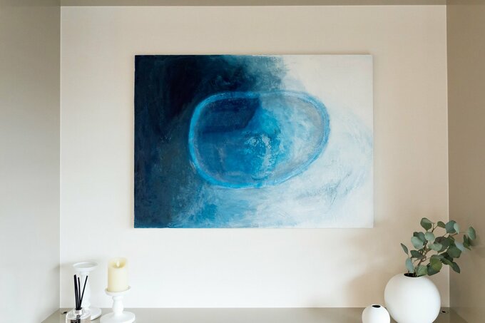 リビングに飾っている絵