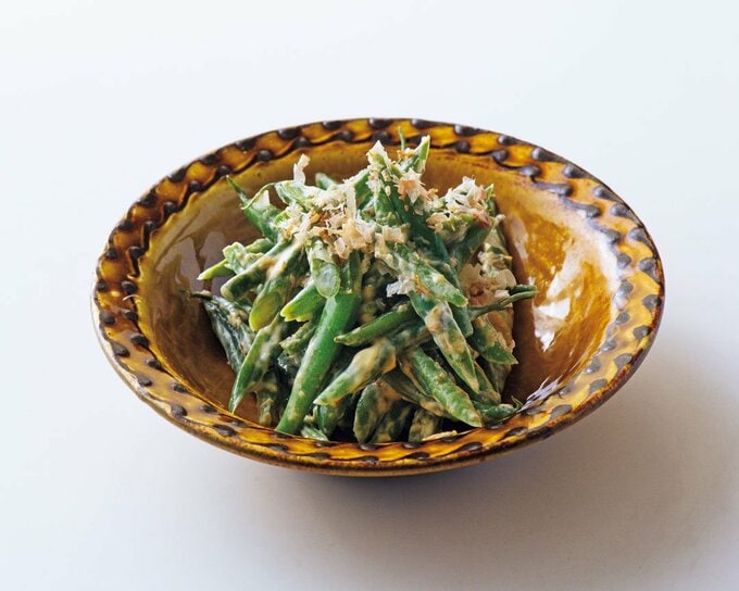 インゲンのおかかマヨあえ