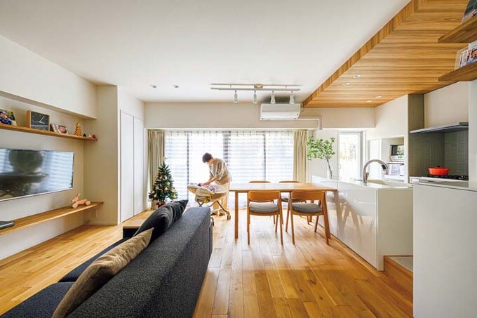 明るく風通しのいいLDK