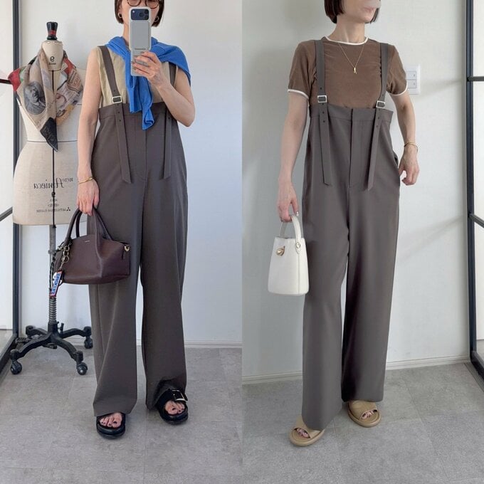 おとさんサロペット着まわし