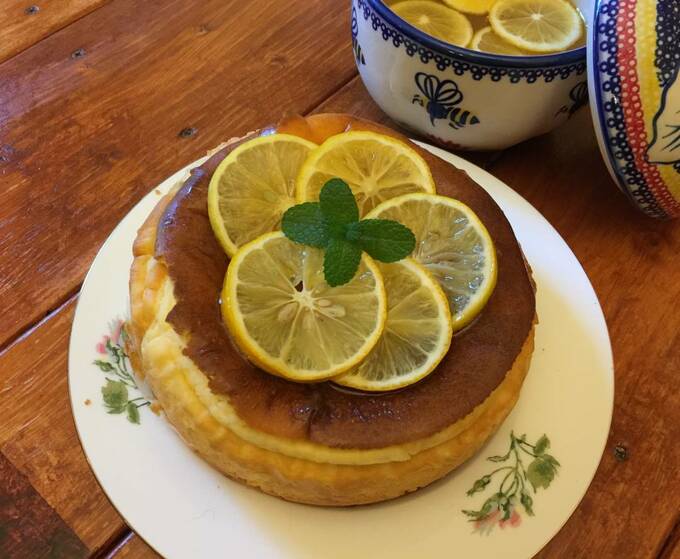 レモンのチーズケーキ
