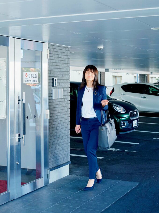 出社する東島さん