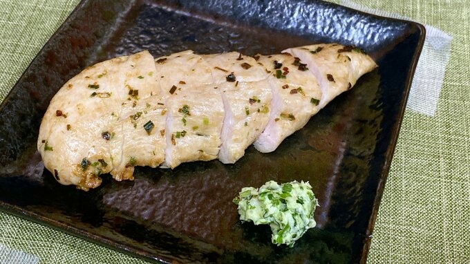 ささみニラバター