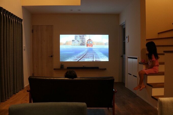 プロジェクターでうつす