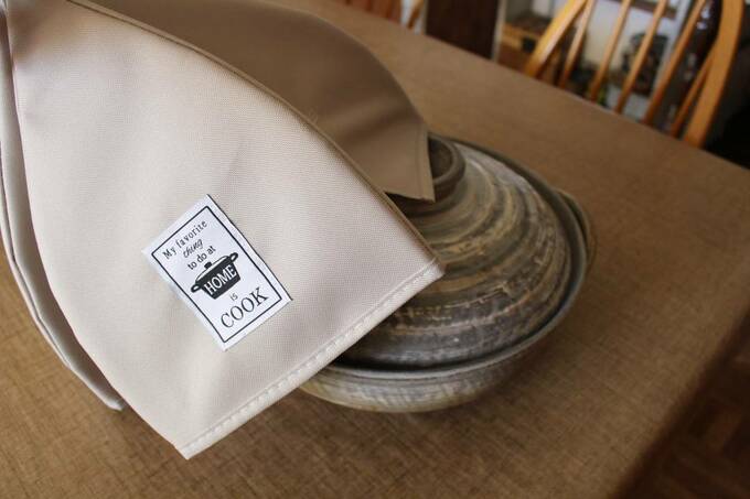 カバーの下にお鍋