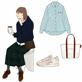 40代こそ重宝する「フーディー」着回し。思春期息子とのおでかけにも合う色は？