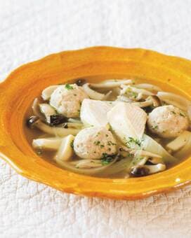 時間とともにチーズがとろり。たっぷりキノコの腸活スープ