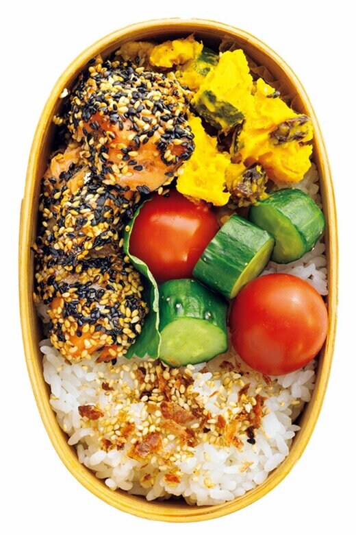 鮭のゴマ焼き弁当