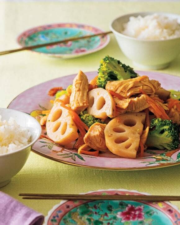 鶏のオイスターソース炒め