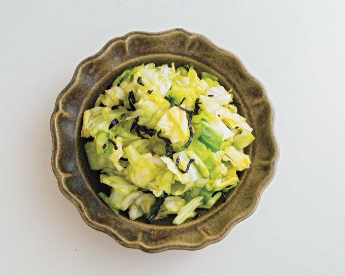 塩昆布キャベツ