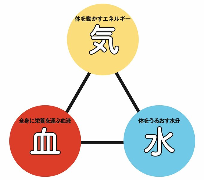 東洋医学の3つの要素