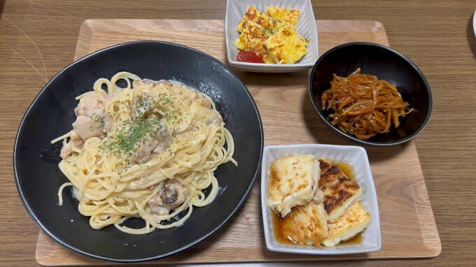 クリームパスタ