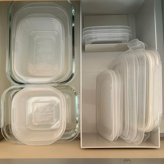タッパーの収納方法