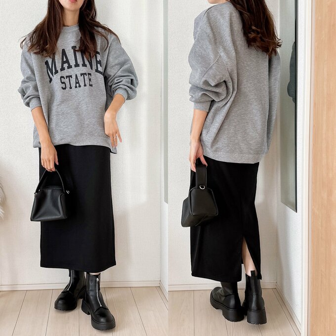 ロゴスウェット合わせ