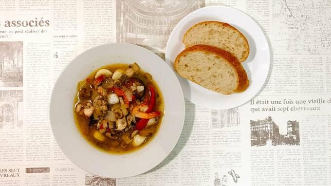 シーフードアヒージョ