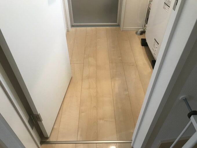 建売住宅の脱衣所