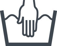 洗濯表示-手洗いできる