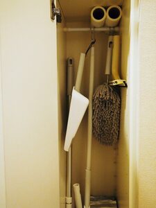 洗いあがった服をかけられて、動線的もグッドです