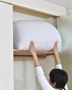 収納場所に合わせてこんなにコンパクトにまとめられます。