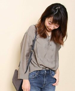 coen ヴィンテージサテンスキッパーブラウス