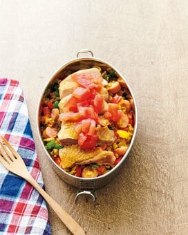 オートミールのダイエット弁当。スパイシーごはんで飽きずに食べられる