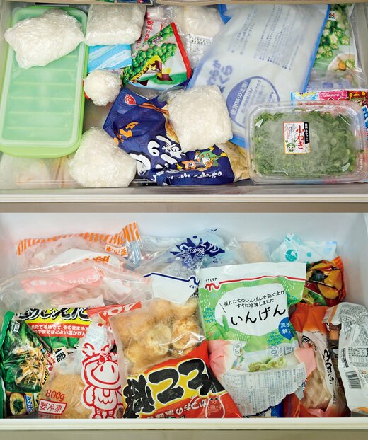 整理前の冷蔵庫