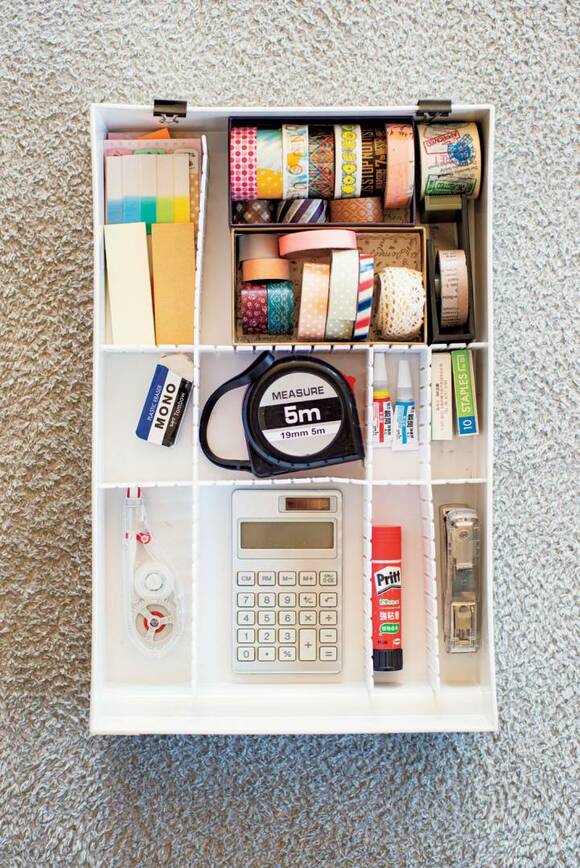 電卓マスキングテープなど