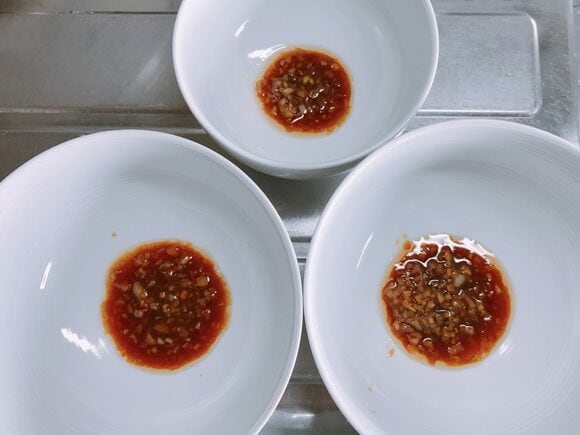 器に半量を入れる。