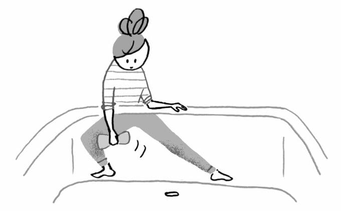 風呂掃除のイラスト